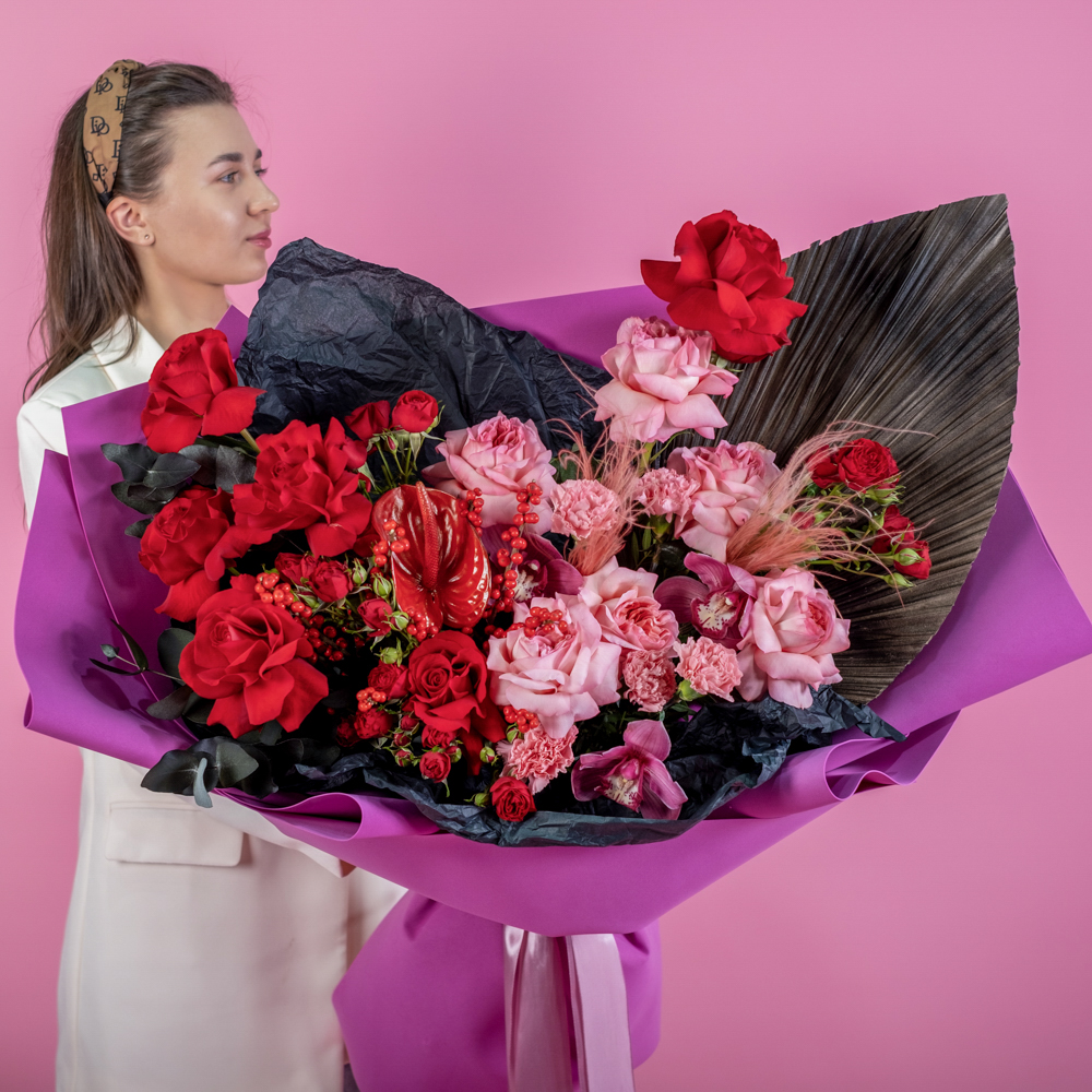 Букет «Эмоции любви»