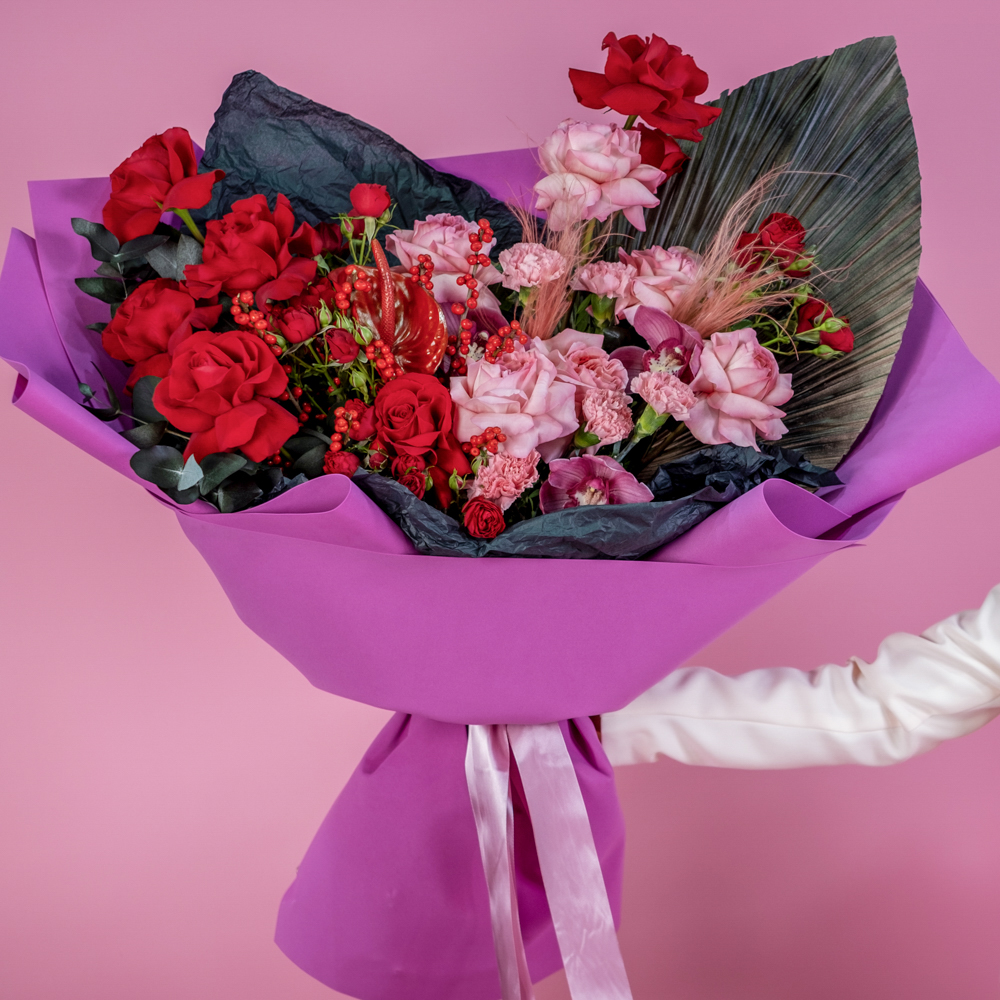 Букет «Эмоции любви»